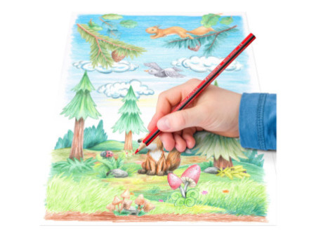 STAEDTLER Crayon de couleurs triangulaire Noris colour, 144