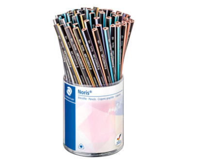 STAEDTLER Crayon Noris pastel, degré de dureté HB, pot de 72