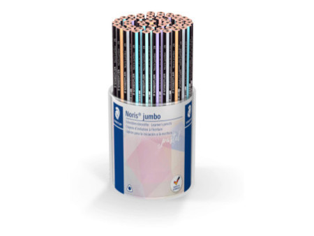 STAEDTLER Crayon Noris jumbo pastel, dureté: 2B, pot de 48