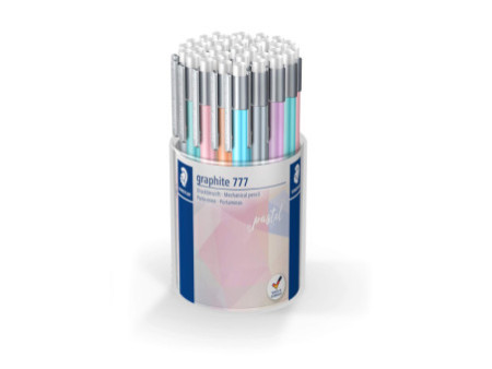 STAEDTLER Porte-mines graphite 777 pastel, pot de 36