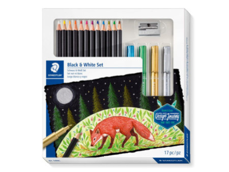STAEDTLER Kit de dessin Black & White Design Journey