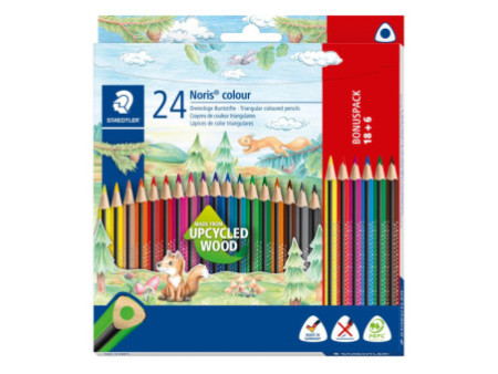 STAEDTLER Crayon de couleur triangulaire Noris colour, étui