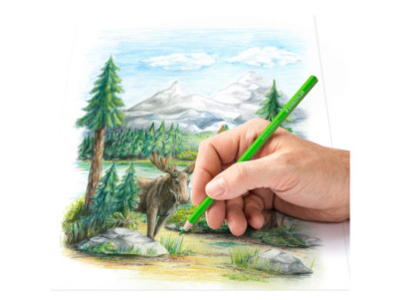 STAEDTLER Crayon couleur Design Journey, étui métal de 48