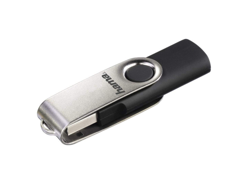 hama Clé USB 2.0 'Rotate', 32 GB, noir/argent