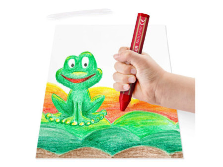 STAEDTLER Craie à la cire Noris junior, étui carton de 18