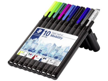 STAEDTLER Kit d'écriture triplus multi set Mobility, 10 pcs