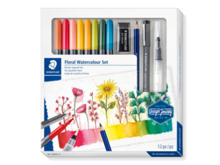 STAEDTLER Kit aquarelle Floral Watercolour Set