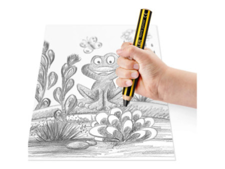 STAEDTLER Crayon graphite Noris junior, degré de dureté: 2B