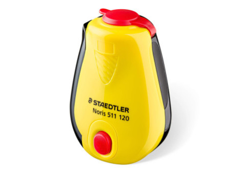 STAEDTLER Boîte taille-crayon Noris, à cliquet, jaune/noir