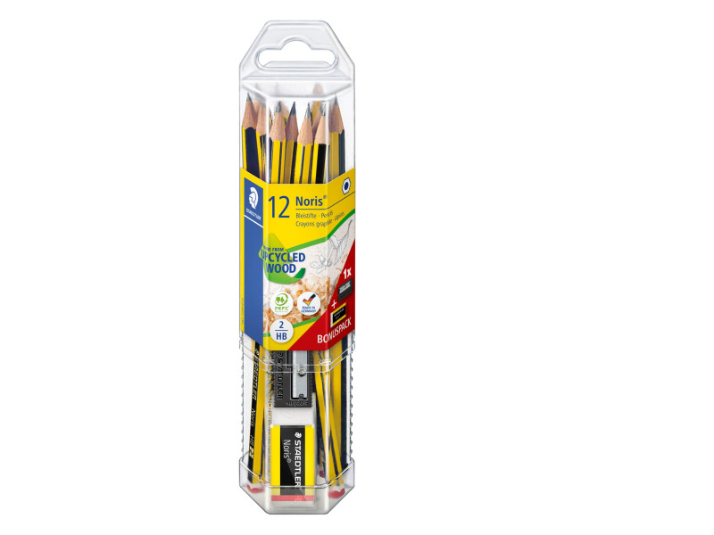 STAEDTLER Crayon graphite Noris, pack promo 12