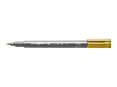 STAEDTLER Feutre pinceau metallic brush, étui de 6