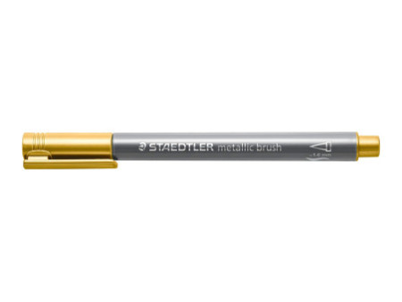 STAEDTLER Feutre pinceau metallic brush, étui de 10