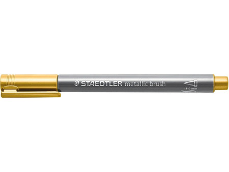 STAEDTLER Feutre pinceau métallisé, or