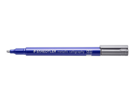 STAEDTLER Marqueur permanent metallic calligraphy, étui 10