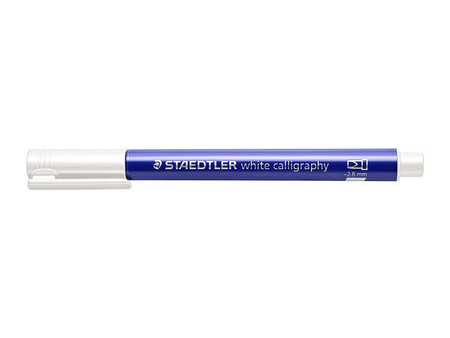 STAEDTLER Marqueur permanent metallic calligraphy, blanc