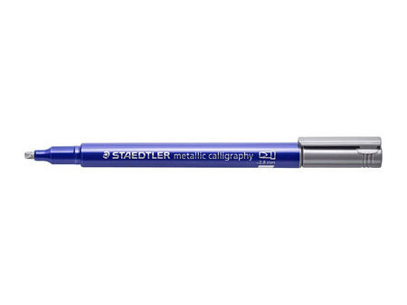 STAEDTLER Marqueur permanent metallic calligraphy, or