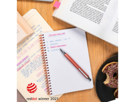 STAEDTLER Stylo bille rétractable triplus, M, rosé