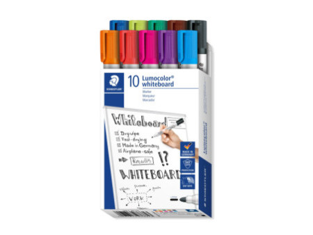 STAEDTLER Lumocolor Marqueur pour tableau blanc 351B, par 10