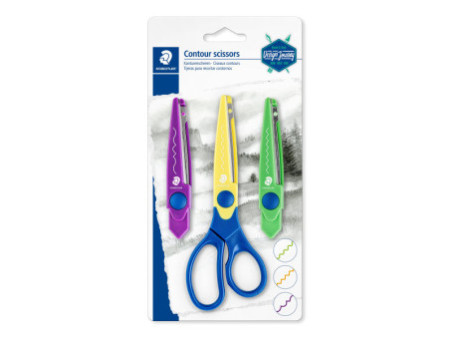 STAEDTLER Ciseaux cranteurs Design Journey, set de 3