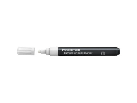 STAEDTLER Marqueur acrylique paint marker Lumocolor, blanc