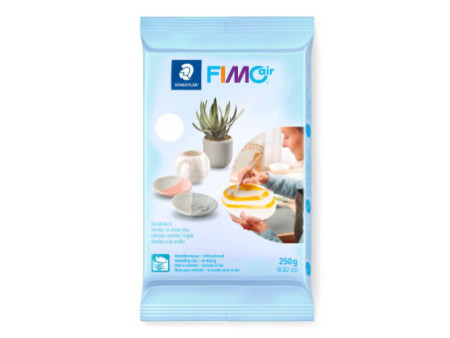 FIMO air Pâte à modeler durcissant à l'air, 250 g, blanc
