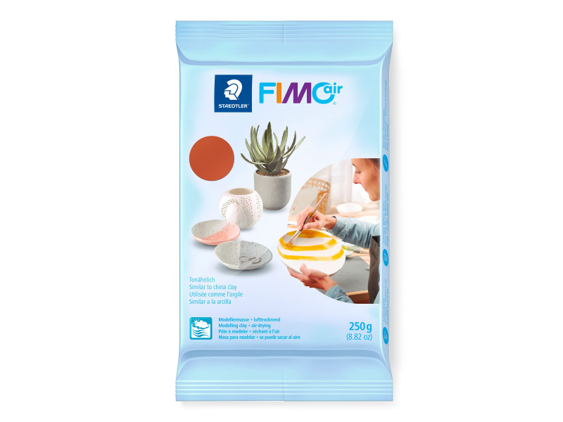 FIMO air Pâte à modeler durcissant à l'air, 250 g,terracotta