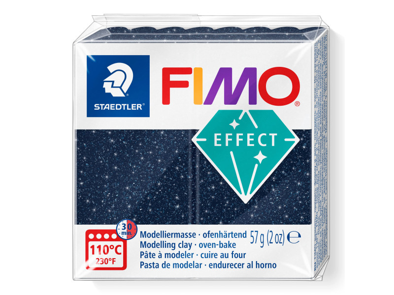FIMO Pâte à modeler EFFECT, galaxy bleu, 57 g