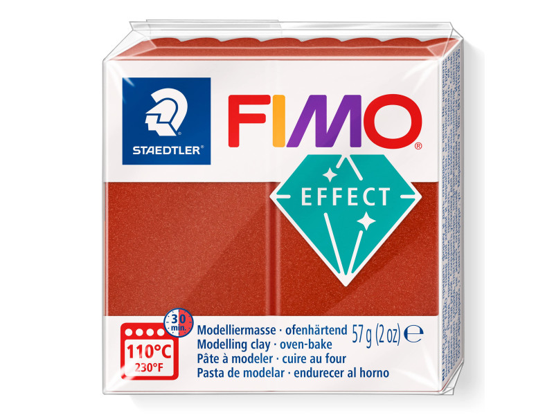 FIMO Pâte à modeler EFFECT, cuivre métallisé, 57 g