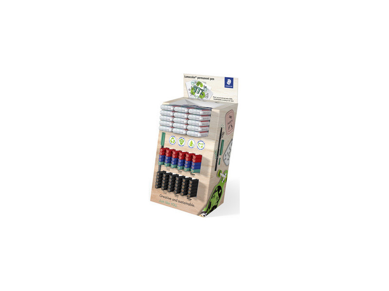 STAEDTLER Marqueur permanent Lumocolor, présentoir de 120