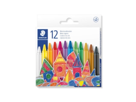 STAEDTLER Craie à la cire, étui carton de 12