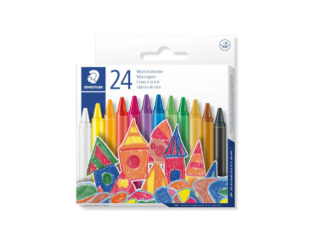 STAEDTLER Craie à la cire, étui carton de 24