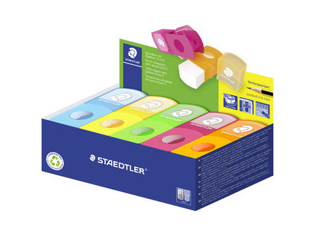 STAEDTLER Combi gomme - taille-crayon 511 SE, présentoir