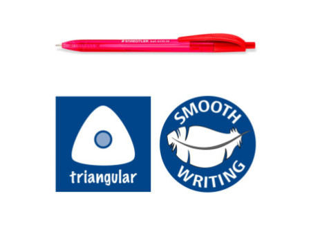 STAEDTLER Stylo à bille rétractable ball 4230 M, étui de 8