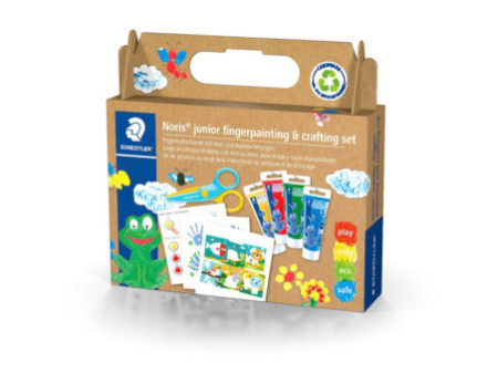 STAEDTLER Kit créatif Noris junior avec gouache aux doigts