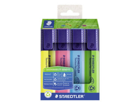 STAEDTLER Surligneur 'Textsurfer Classic', étui de 4