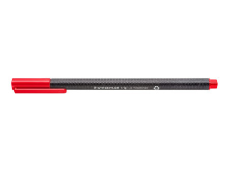 STAEDTLER Fineliner triplus Eco+ Edition, étui carton de 10