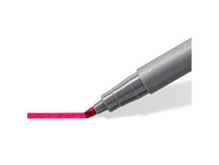 STAEDTLER Feutre pigment calligraphy pen, étui de 12