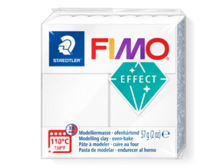 FIMO EFFECT Pâte à modeler, 57 g, translucide