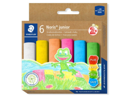 STAEDTLER Craie de trottoir Noris junior, carton de 6