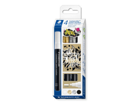 STAEDTLER Marqueur acrylique paint marker Lumocolor, étui