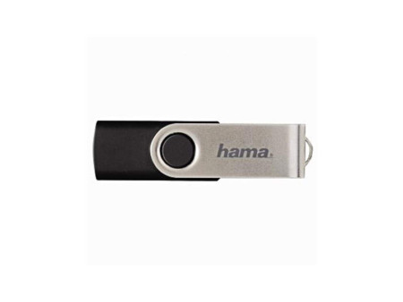 hama Clé USB 2.0 'Rotate', 64 GB, noir/argent
