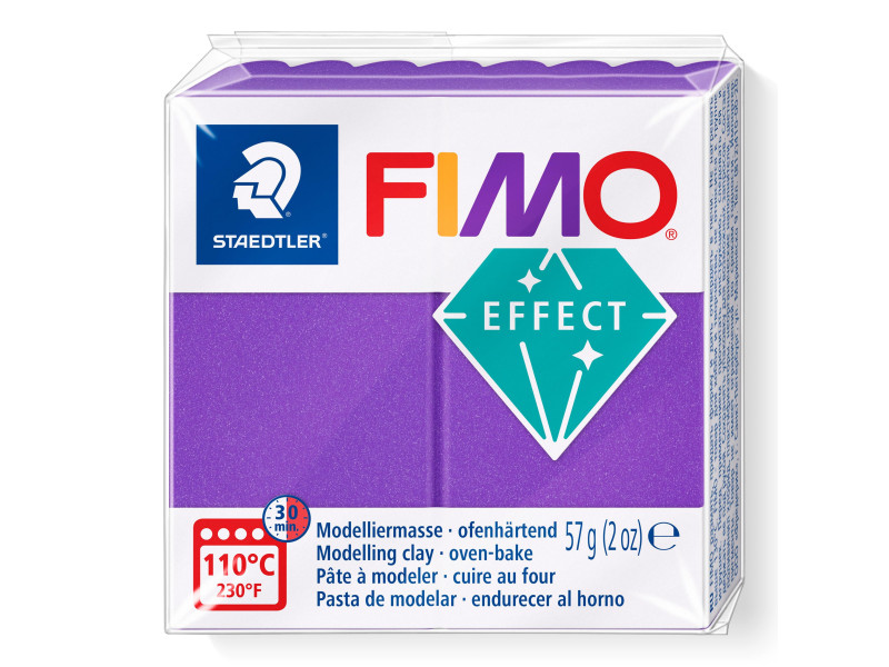 FIMO Pâte à modeler EFFECT, 57 g, lilas métallisé