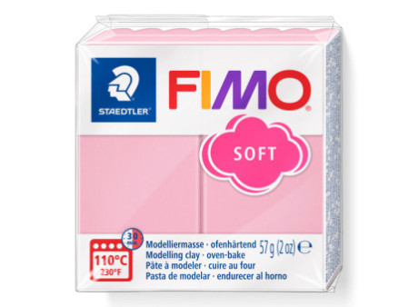 FIMO Pâte à modeler SOFT, strawberry cream, 57 g