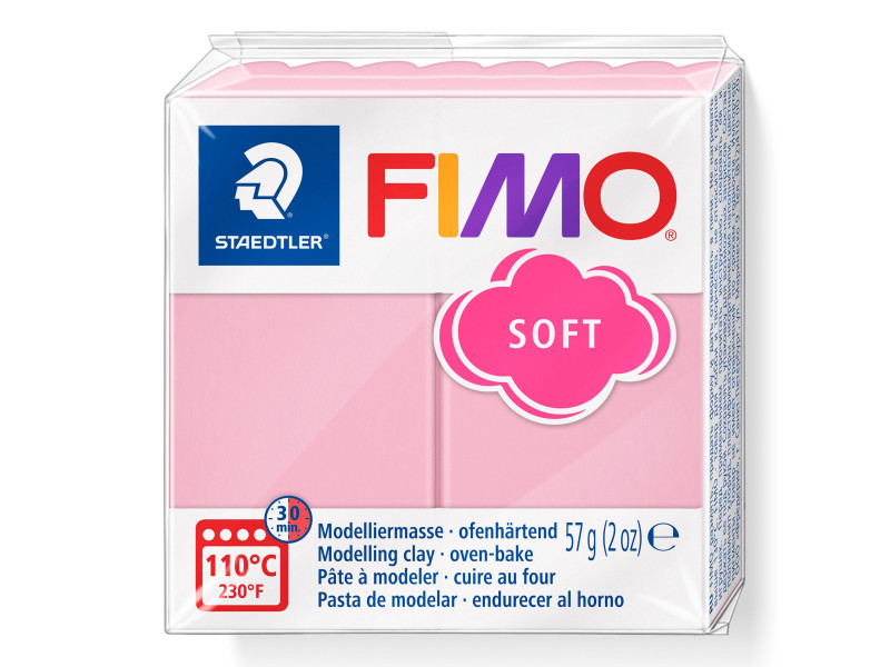 FIMO Pâte à modeler SOFT, strawberry cream, 57 g