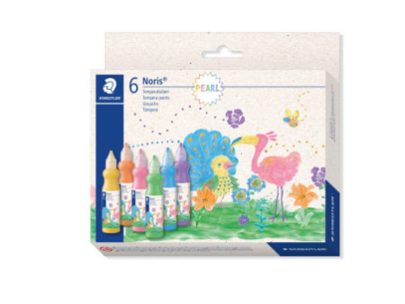 STAEDTLER Gouache PEARL Noris, étui de 6