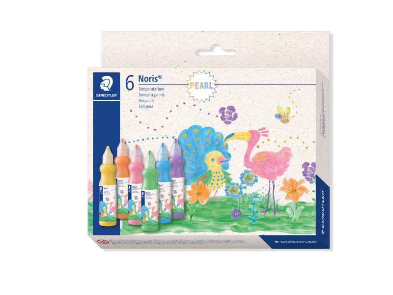 STAEDTLER Gouache PEARL Noris, étui de 6
