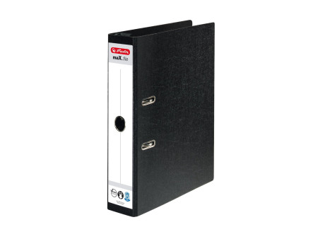 herlitz Classeur suspendu maX.file, dos: 70 mm,noir
