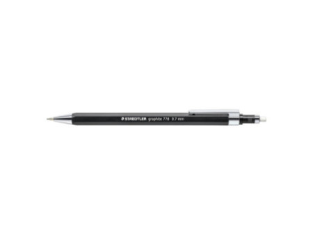 STAEDTLER Porte-mines graphite 778, 0,7 mm, noir