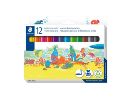 STAEDTLER Feutre Noris jumbo, étui carton de 12