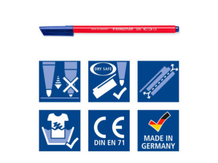 STAEDTLER Feutre Noris, étui carton de 10